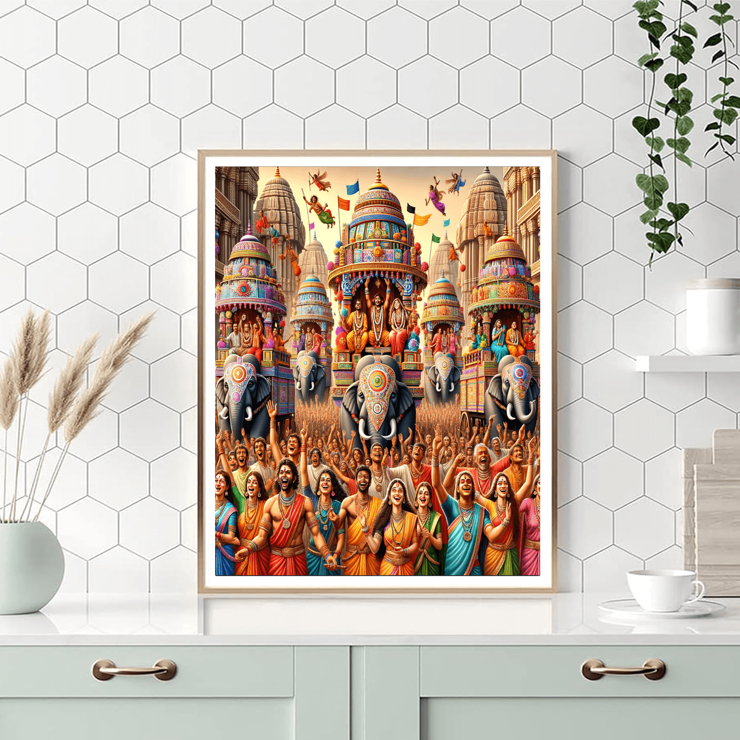 Rath Yatra Paint By Numbers