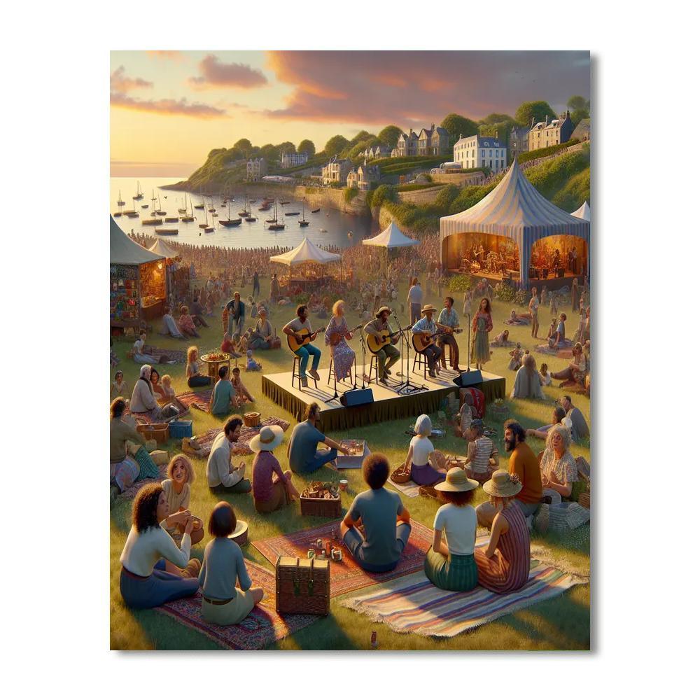 Port Fairy Folk Festival Paint By Numbers Art