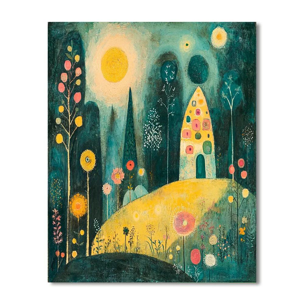 Paul Klee Inspired Imaginative Landscapes  Numbered Painting Kits