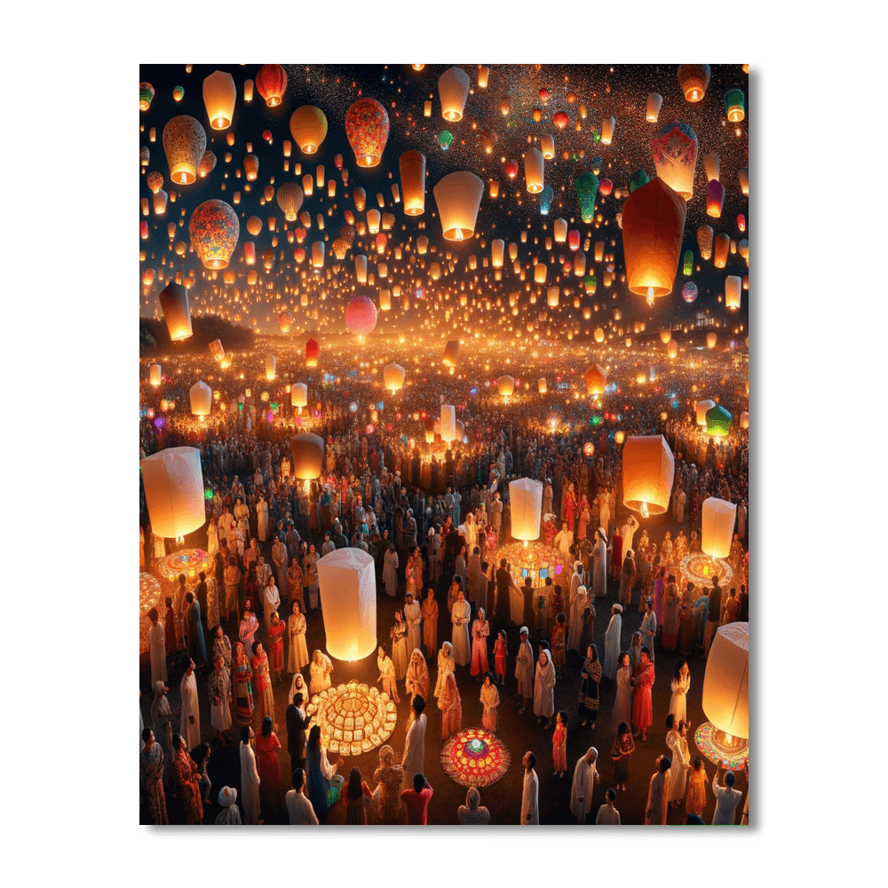 Taiwan Lantern Festival - Taiwan Paint By Numbers Kits