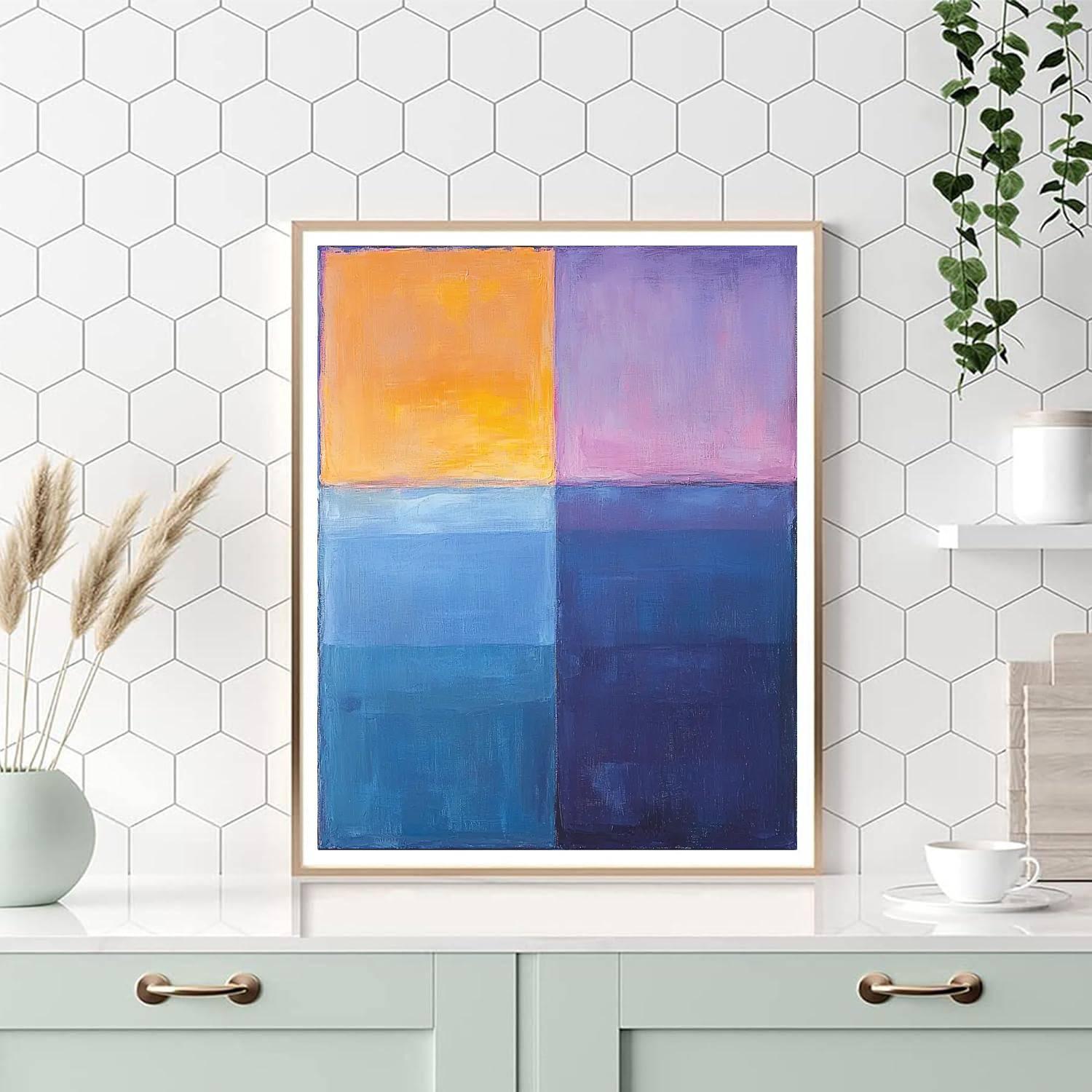 Mark Rothko Inspired Elysium Of Color  Painting Number Kit