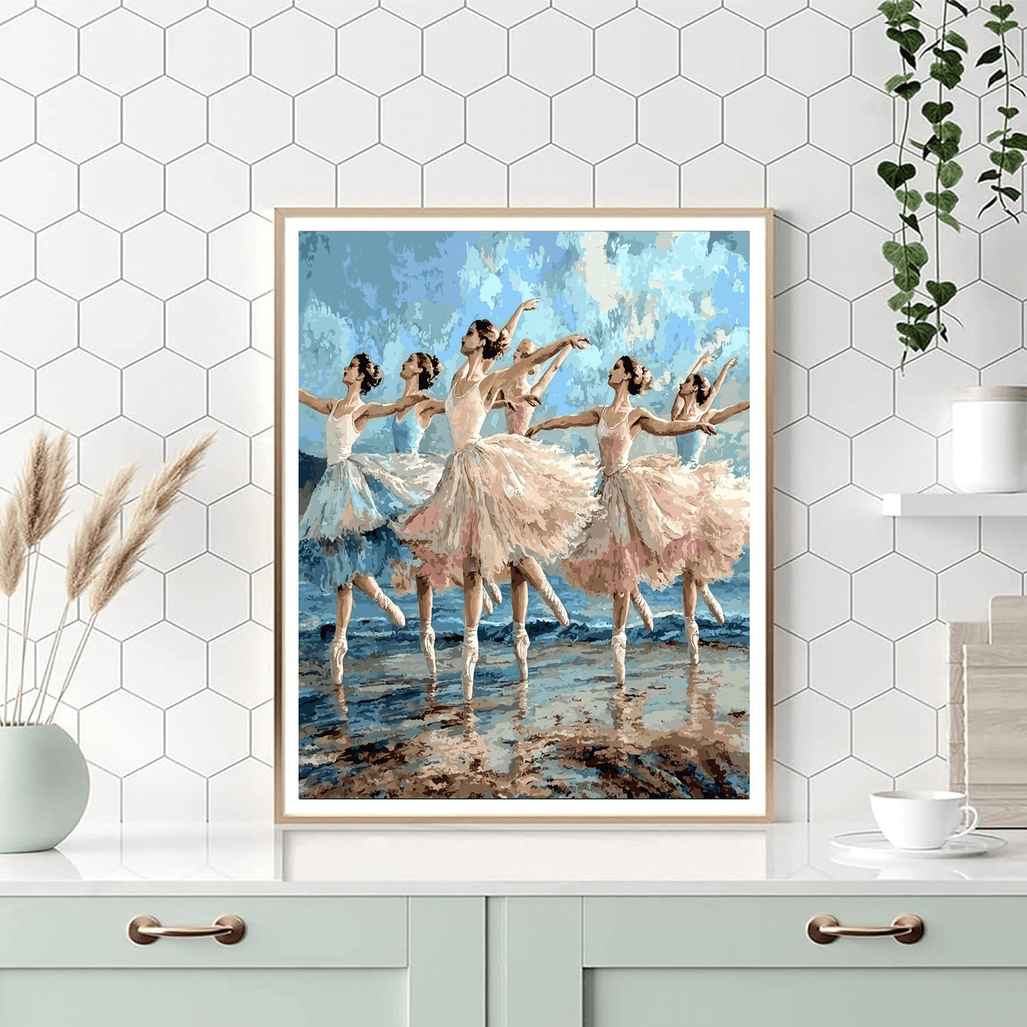 Edgar Degas Inspired Ethereal Ballet Dancers  Paint By Numbers Kits