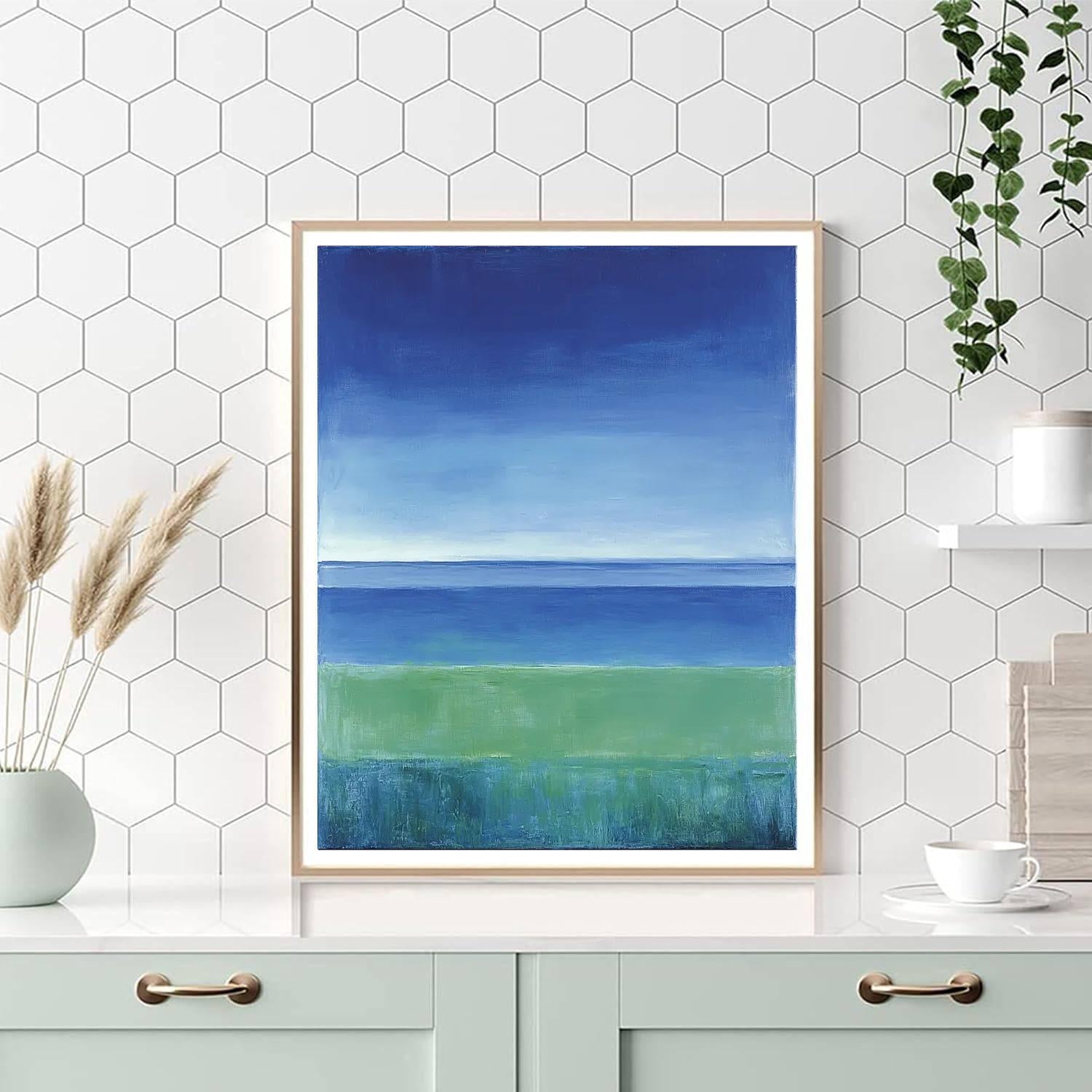 Mark Rothko Inspired Colors Of Tranquility  Numbered Painting Kits