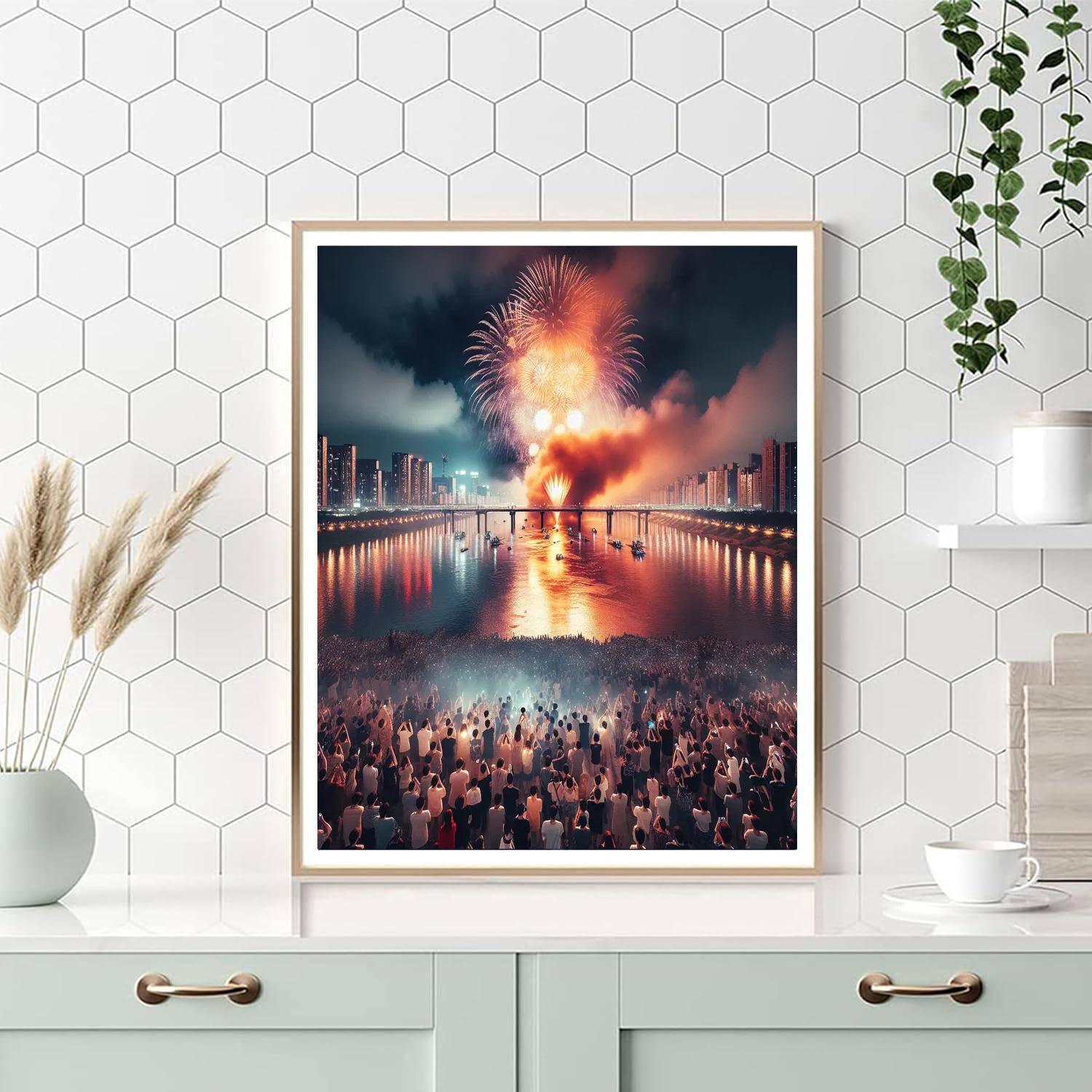 International Fireworks Festival - Seoul Paint By Numbers