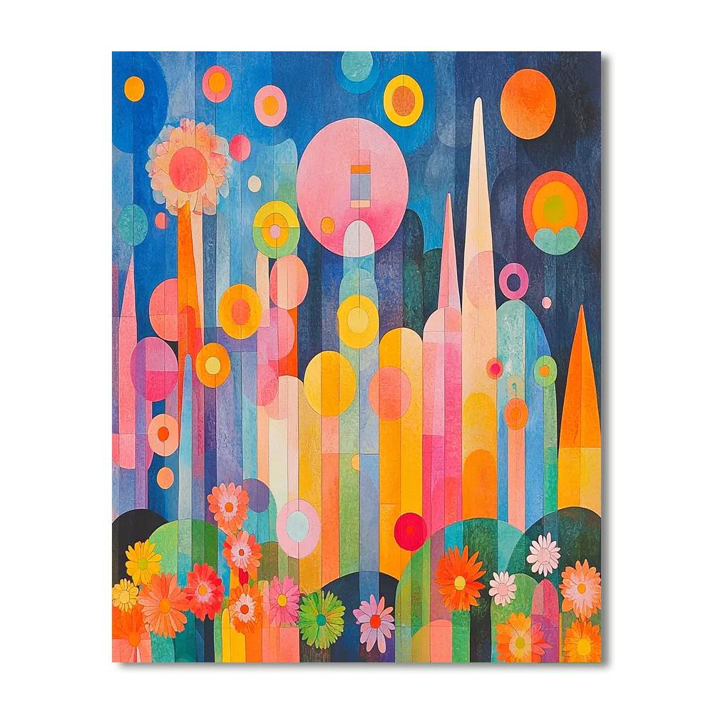 Paul Klee Inspired Innocent Dreams  Painting Number Kit