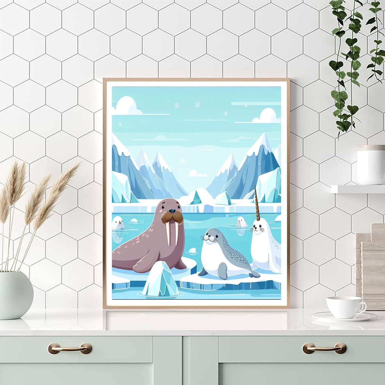 Arctic Escape Painting Number Kit
