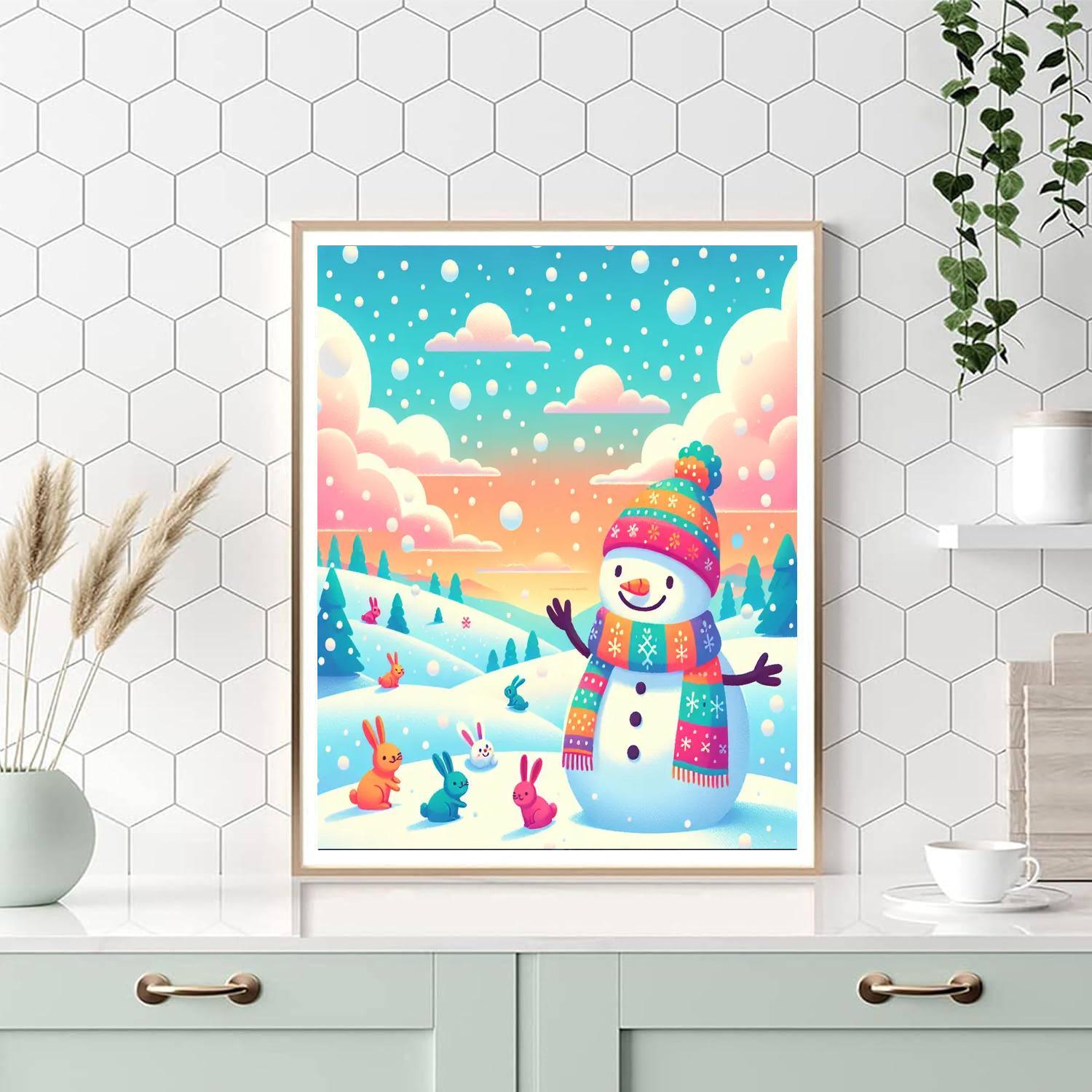 Winter Wonderland Wonders Paint By Numbers Art