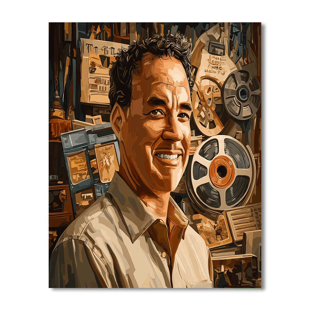 Tom Hanks: A Journey Through Life's Endless Stories Paint By Color