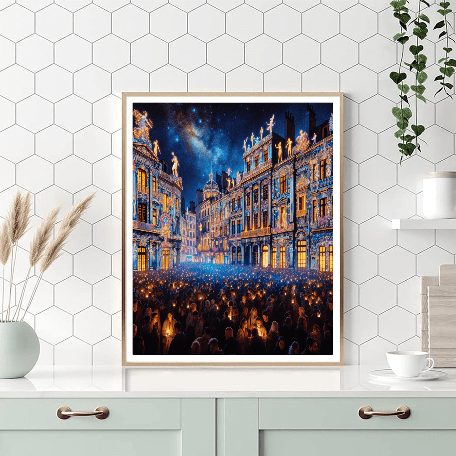 Fête Des Lumières Paint By Number