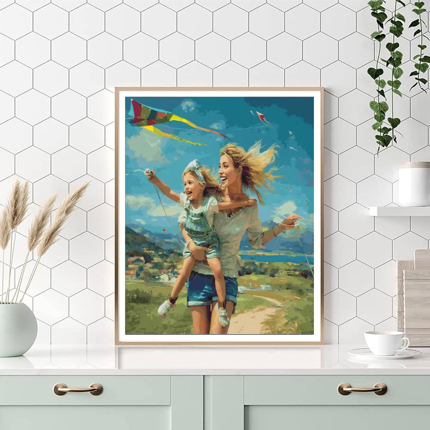 Kites And Cuddles Numbered Painting Kits