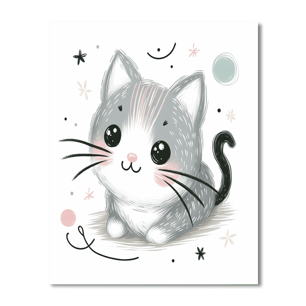 Cat Whiskers Paint By Numbers
