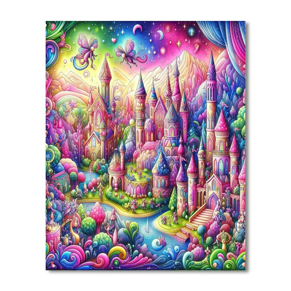Adventurous Fairy Tale Land Paint By Numbers
