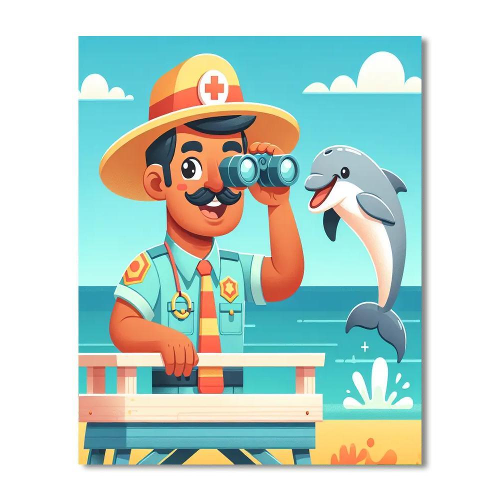 Seaside Rescue Rangers DIY Paint By Numbers