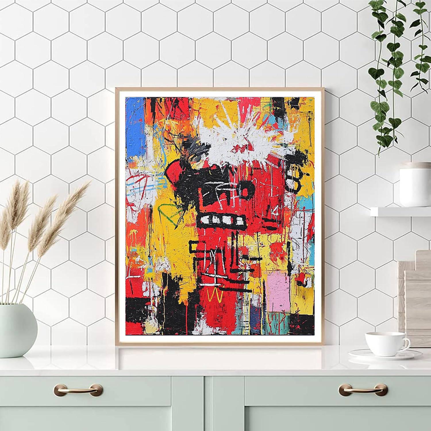Jean-Michel Basquiat Inspired Symbolic Expressions  Paint By Numbers