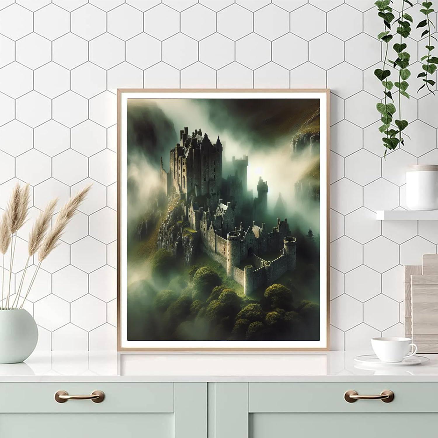 Ancient Castle Echoes Paint By Numbers