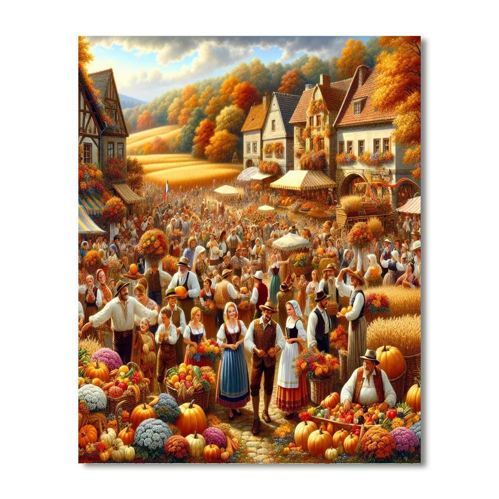 Harvest Festival - Germany Numbered Painting Kits
