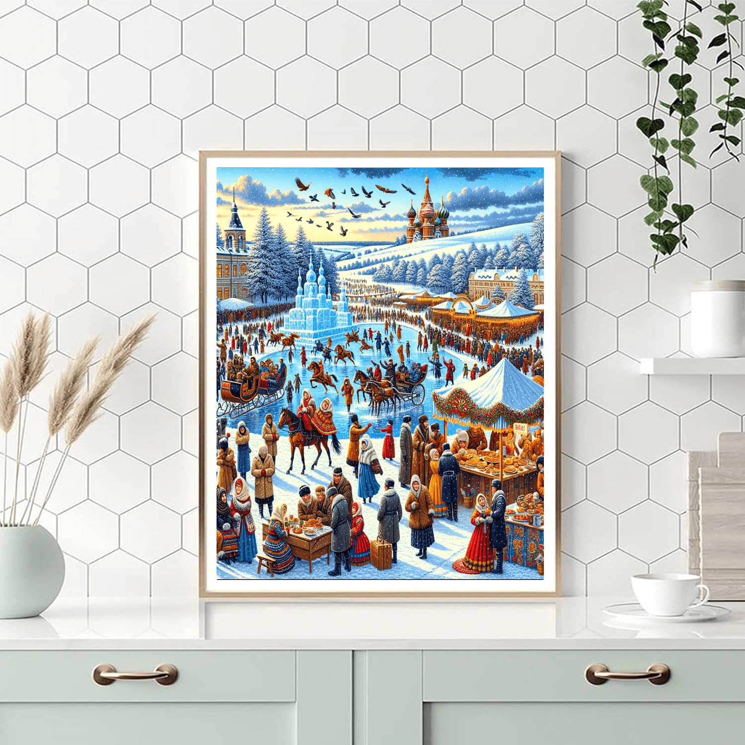 Kazan Russian Winter Festival - Russia DIY Paint By Numbers