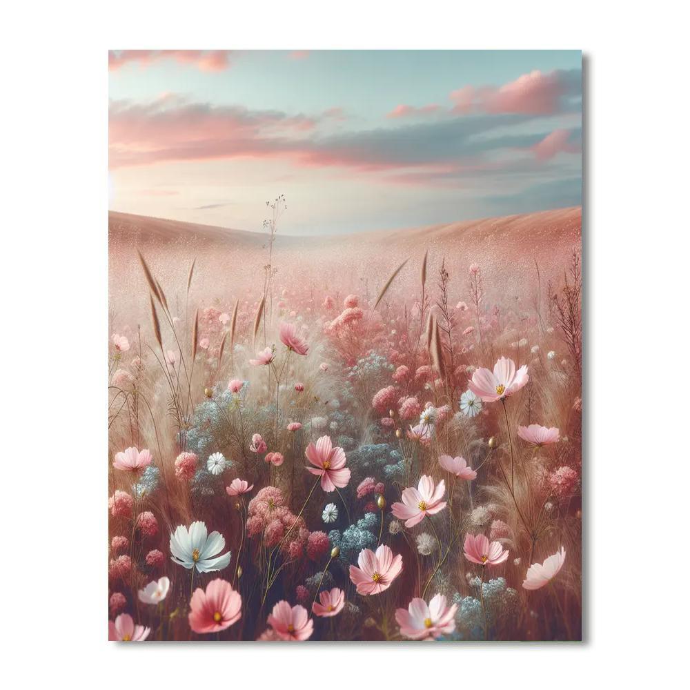Blushing Meadows Numbered Painting Kits