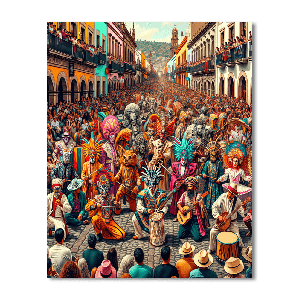 Festival Internacional Cervantino - Guanajuato, Mexico DIY Paint By Numbers