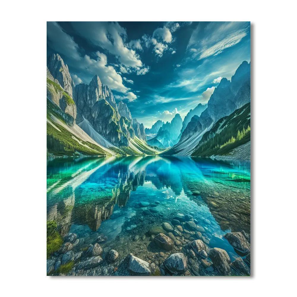 Crystal Lake Mystique Paint By Numbers Art