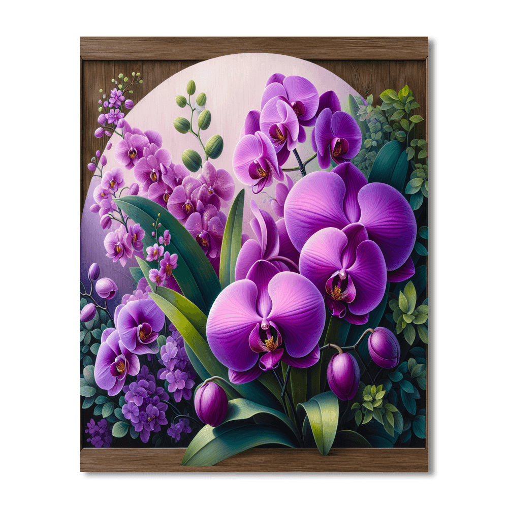 Radiant Orchid Dream Painting By Numbers Kit