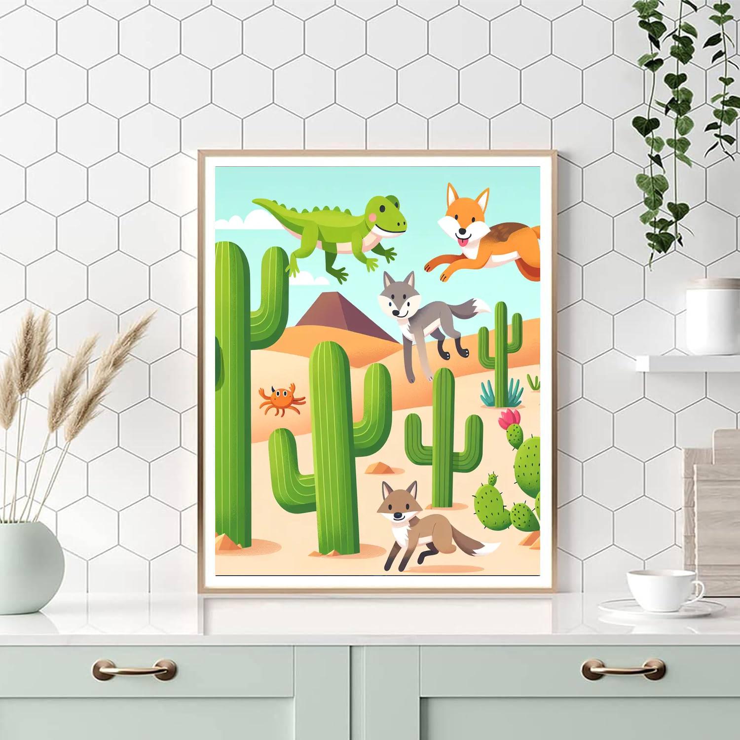 Cactus Critters Paint By Numbers Kits