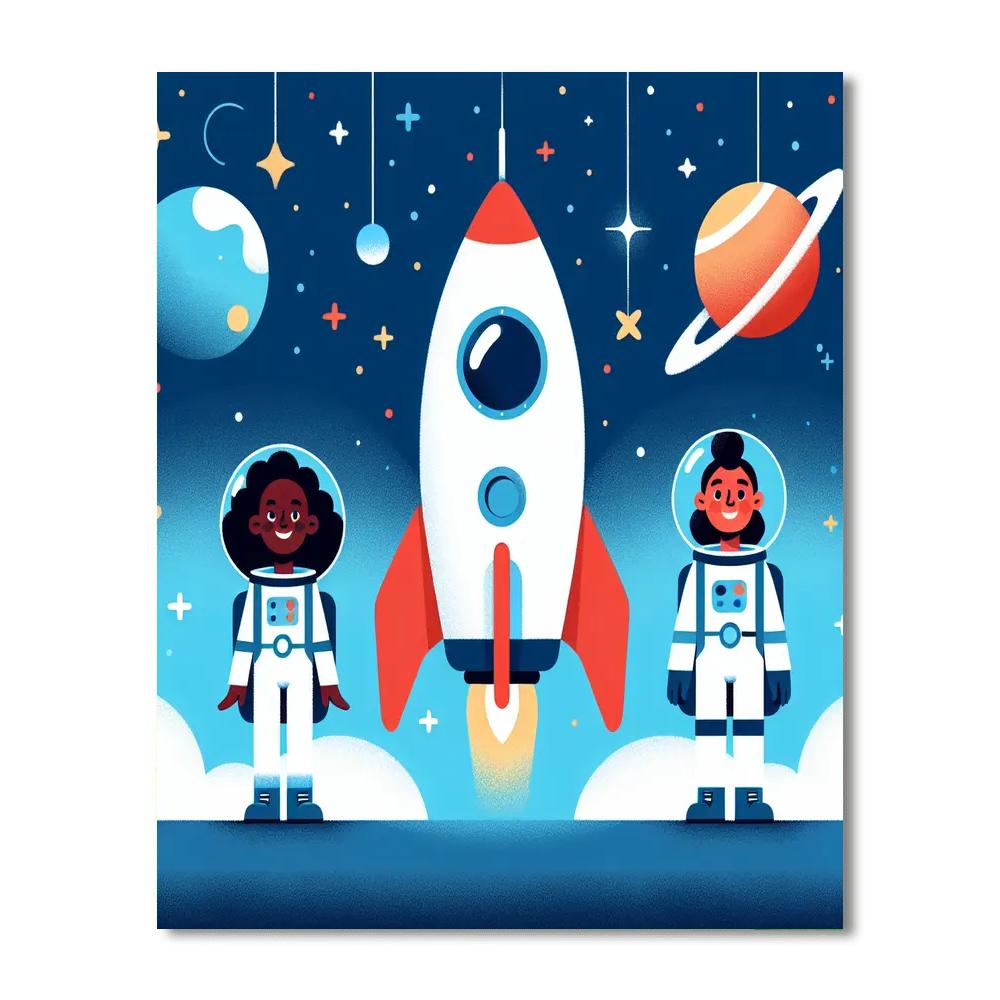 Space Journey Extravaganza Numbered Painting Kits