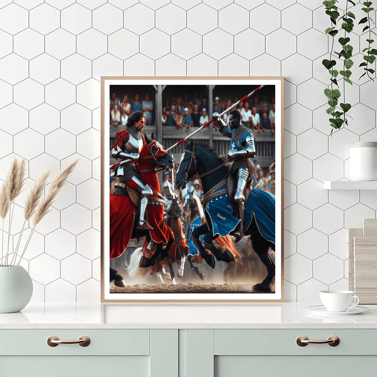 Dynamic Medieval Tournament Paint By Color