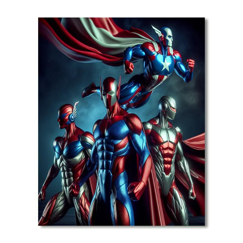 Marvel's Heroic Legacy Numbered Painting Kits