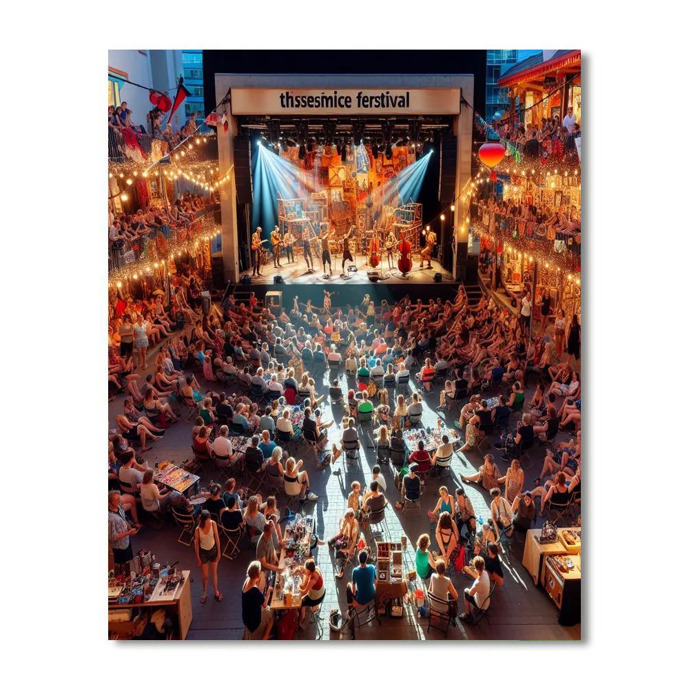 Calgary Fringe Festival - Canada Painting By Numbers Kit