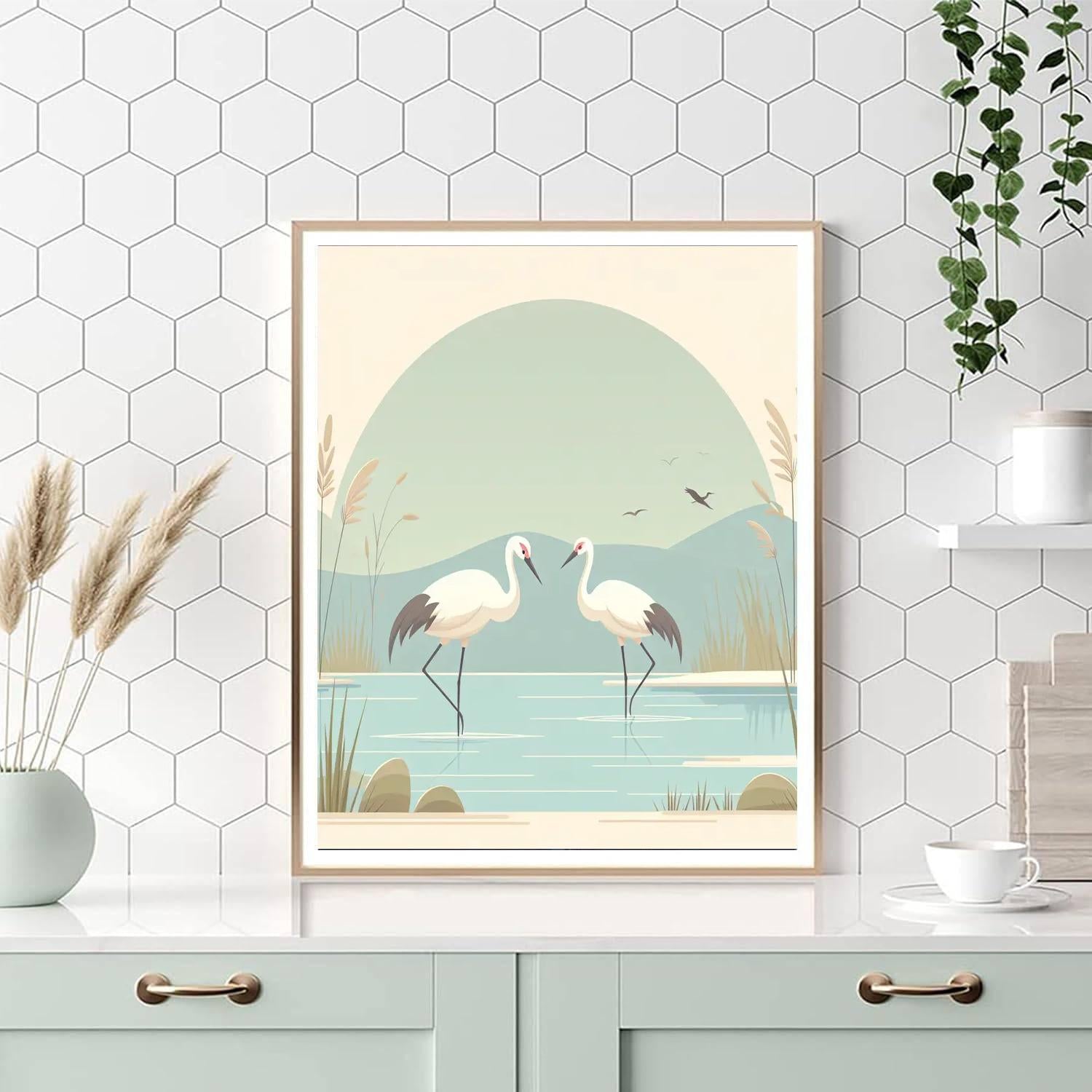 Clever Cranes Numbered Painting Kits