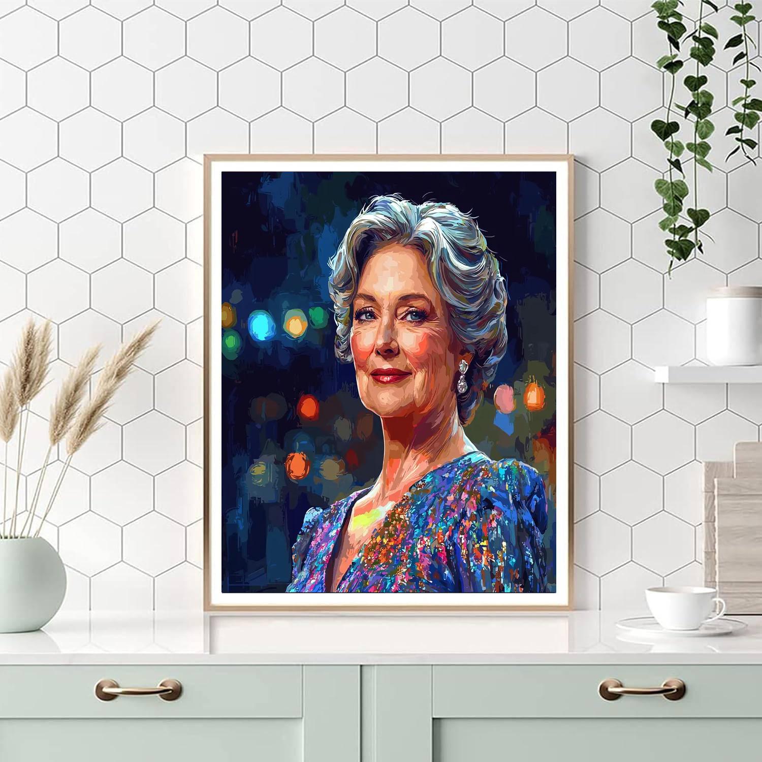 Meryl Streep: Master Of Many Faces Numbered Painting Kits