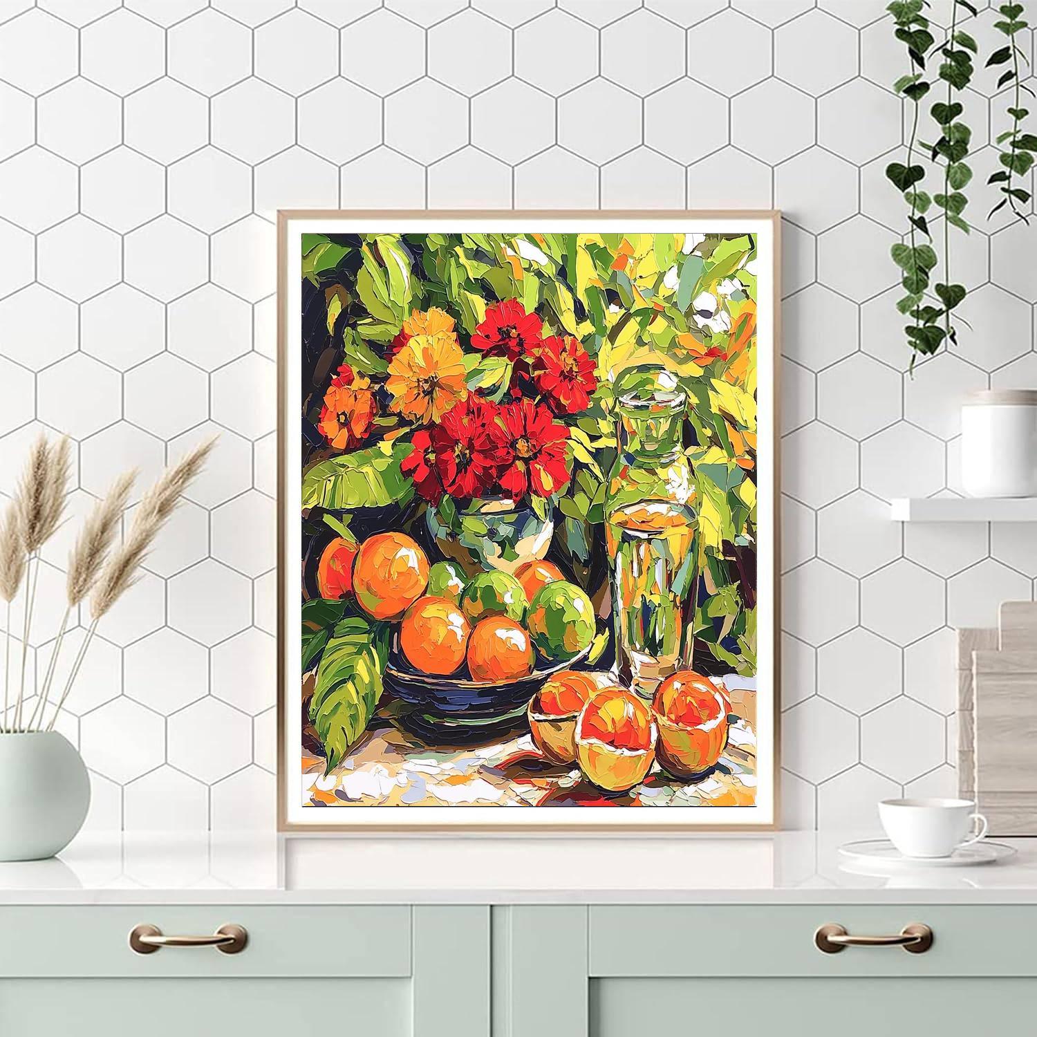 Paul Gauguin Inspired Vibrant Still Life Symphony  Paint By Color