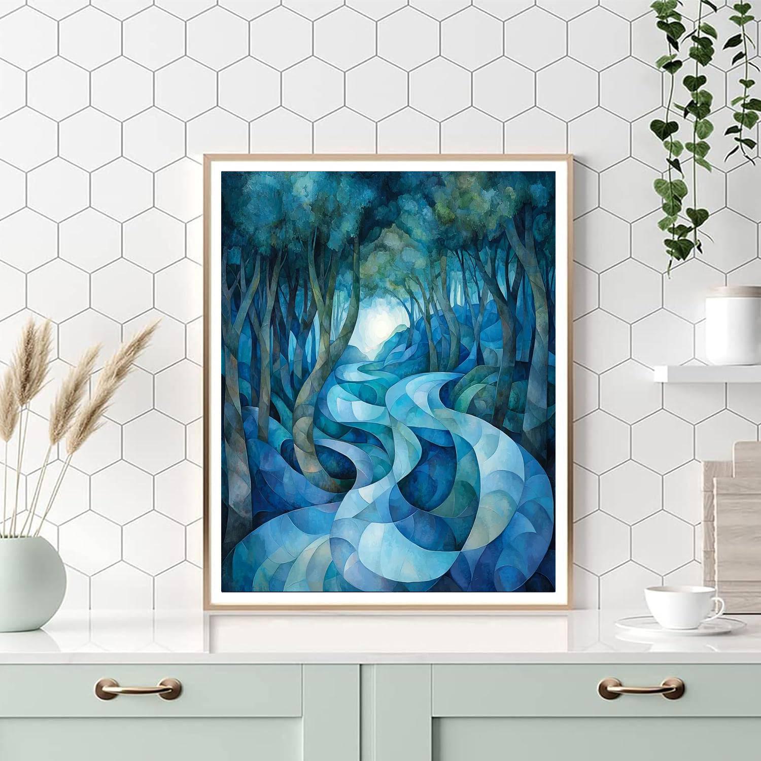 Michelangelo Inspired Mystical Echoes  Paint By Numbers