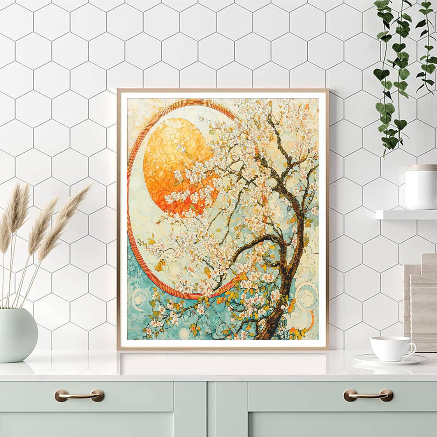 Alphonse Mucha Inspired Harmony Of Seasonal Spirits  Paint By Numbers Kits