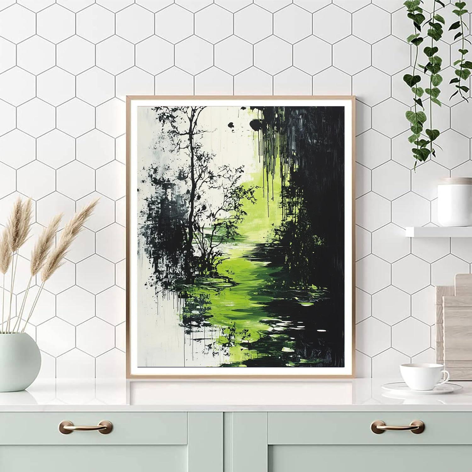 Banksy Inspired Nature's Silent Outcry  DIY Paint By Numbers