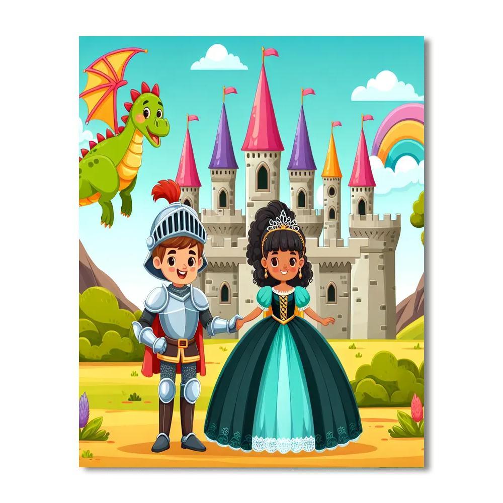 Fun Fairy Tale Adventure Paint By Numbers Art