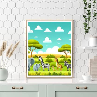 Savannah Wonders Paint By Numbers