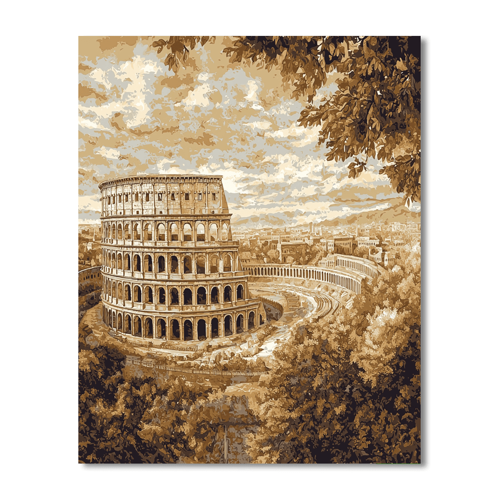Leonardo Da Vinci Inspired History's Canvas  Paint By Numbers Kits