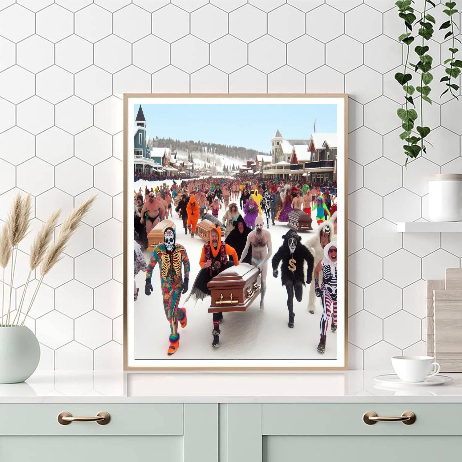 Frozen Dead Guy Days - Nederland Painting Number Kit