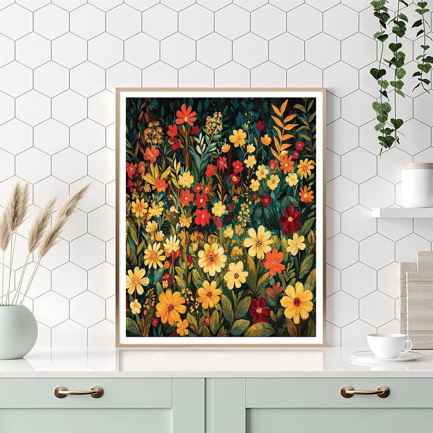 Frida Kahlo Inspired Resilient Gardens  Paint By Color