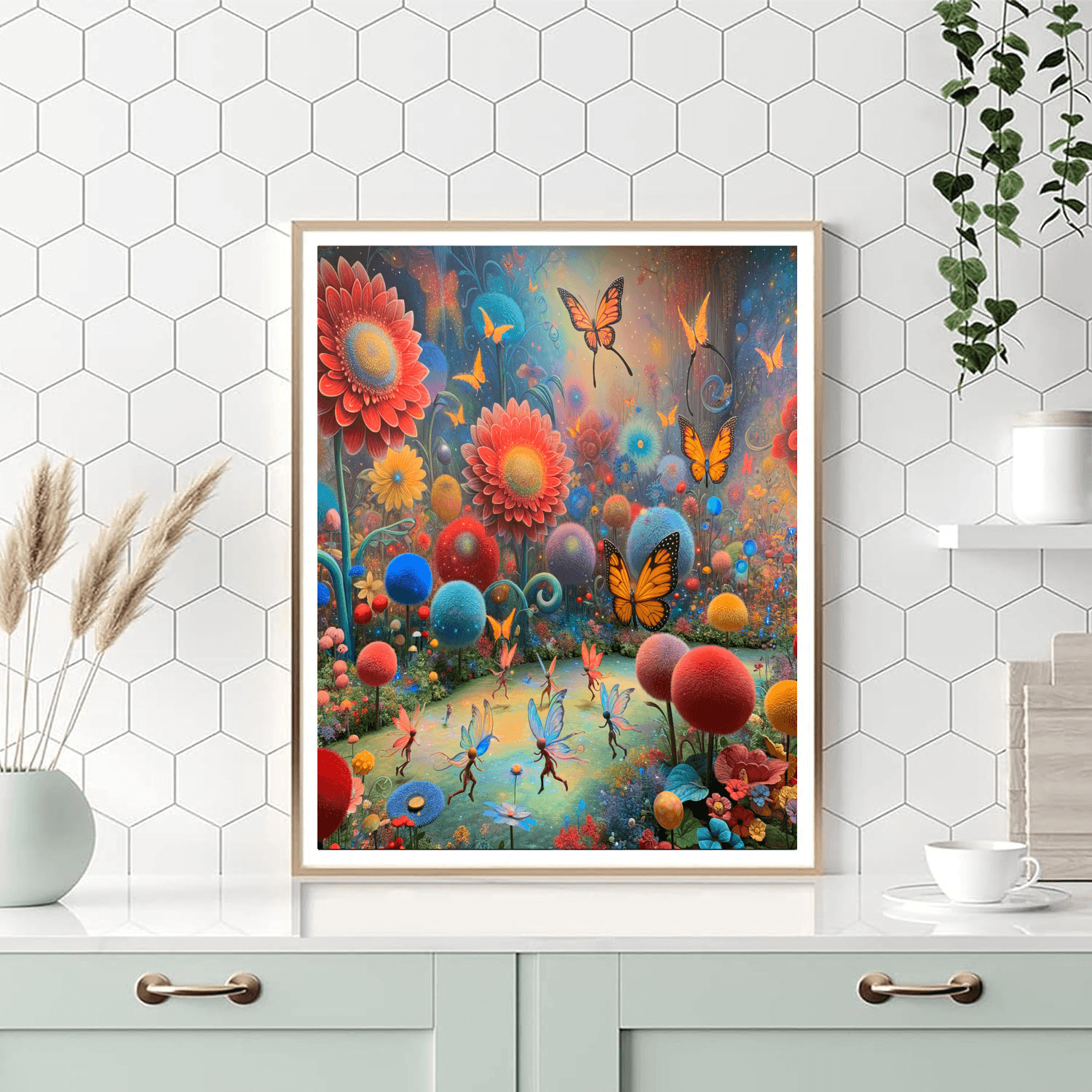 Fantasy Garden Of Whimsy Paint By Number