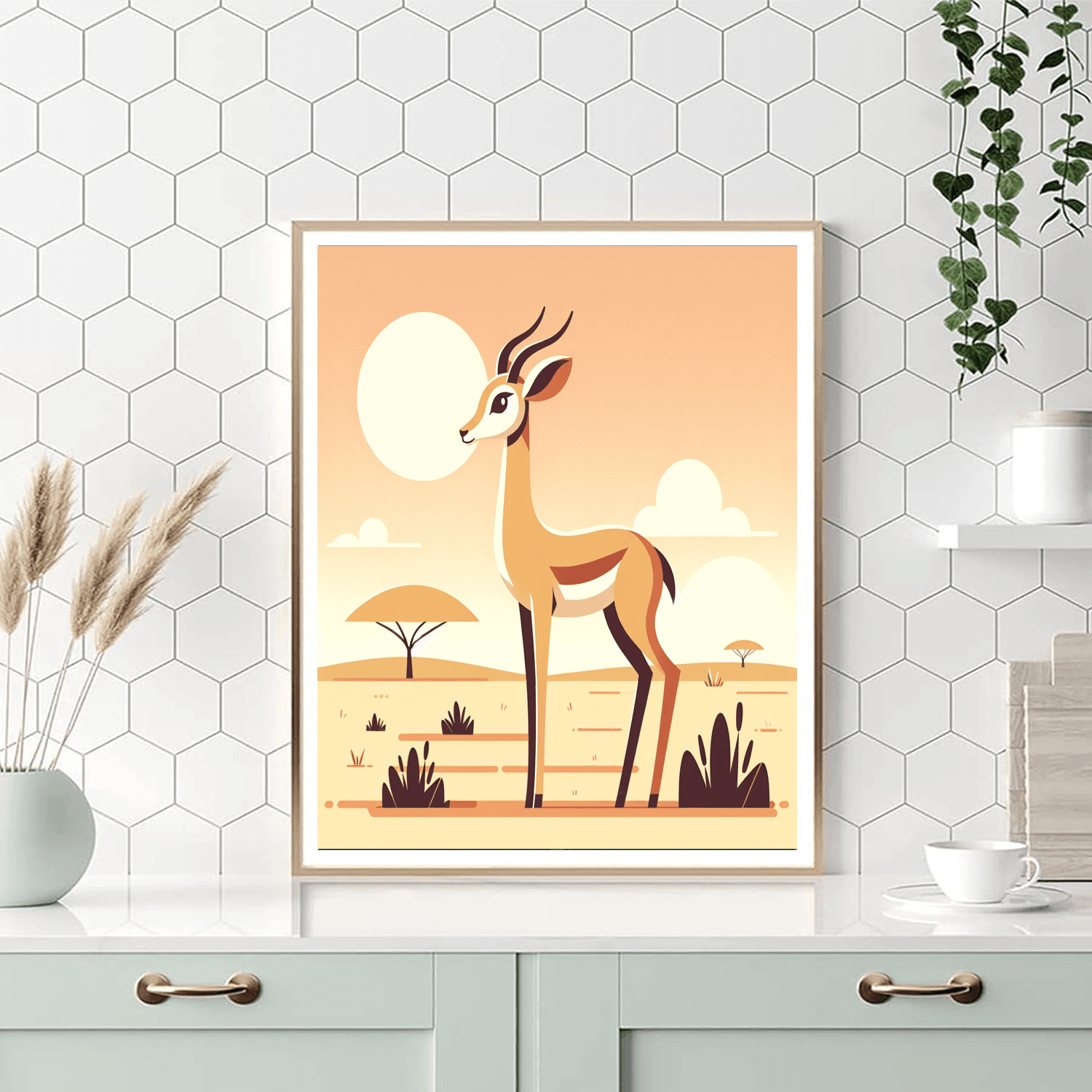 Gentle Gazelle Paint By Color