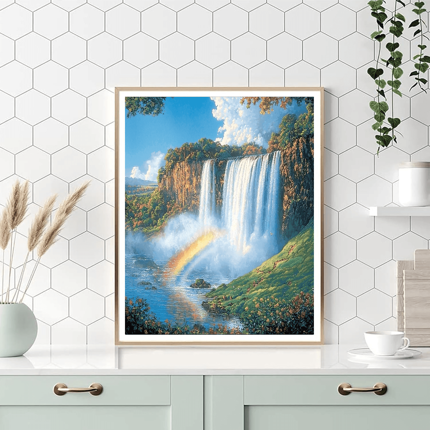 Victoria Falls - Zambia/zimbabwe Painting By Numbers Kit