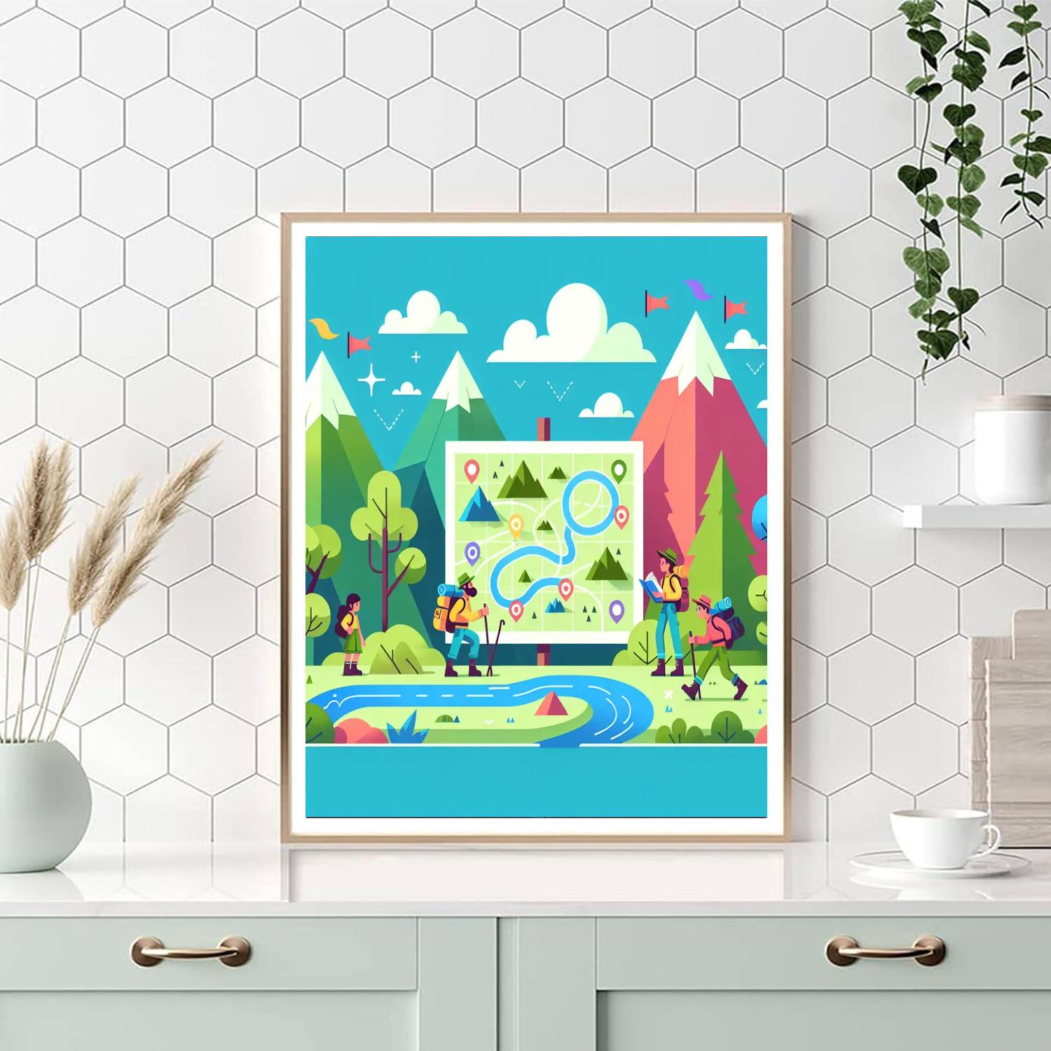 Epic Expedition Paint By Numbers Art