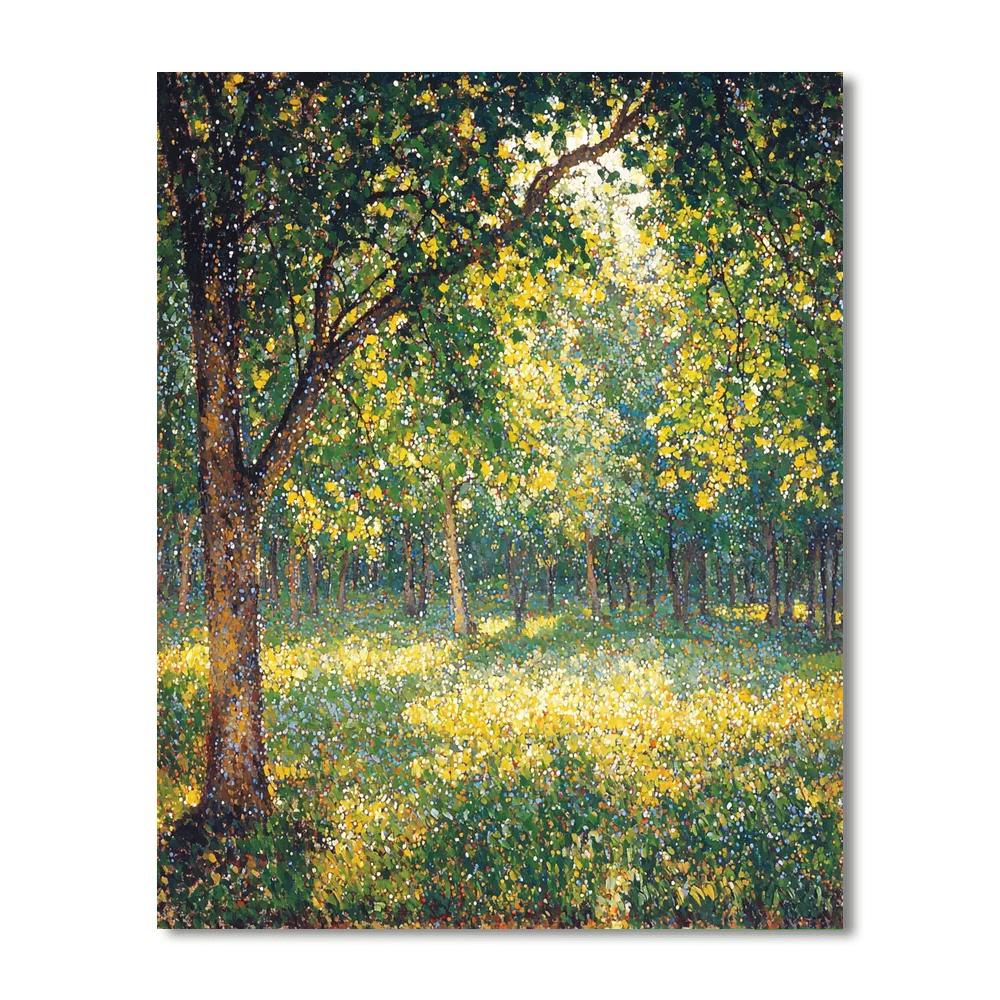 Georges Seurat Inspired Cascading Light Symphony  Painting Number Kit