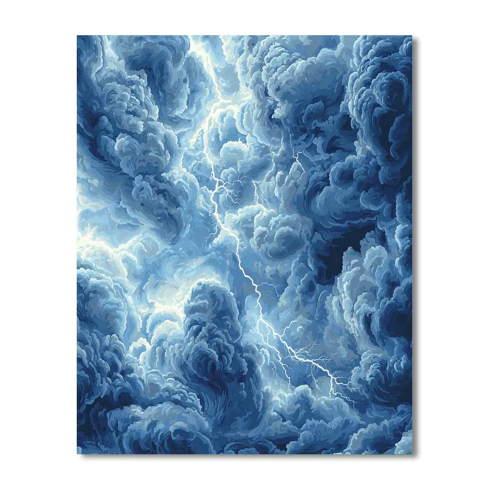 Michelangelo Inspired Sculpted Storm  Paint By Number