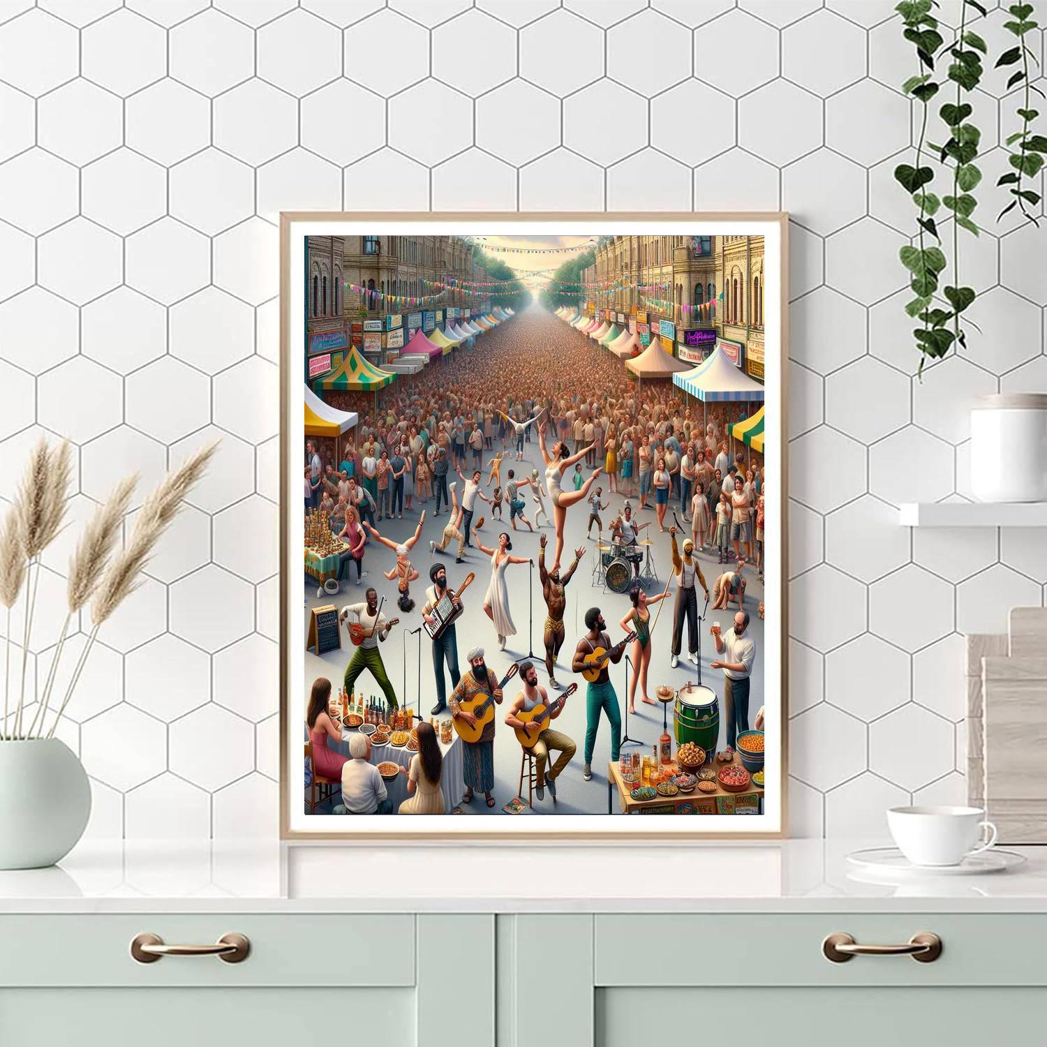 International Festival Of Street Performers - Canada Paint By Numbers