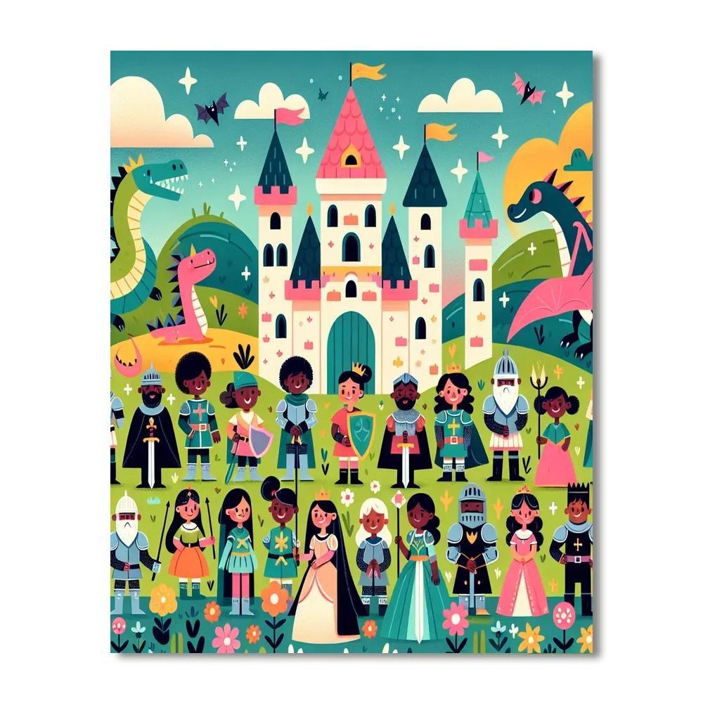 Epic Castle Adventure Paint By Number