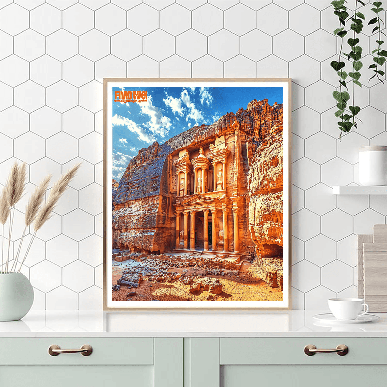 The Lost City Of Petra - Jordan Number Painting